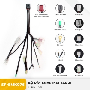 Dây điện Smartkey 21 chân CLICK Thái 2016 SunFa