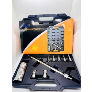 (BẢN MỚI CÓ HỘP) Bộ cảo giật bạc đạn, vam giật vòng bi inox FULL BOX SKB