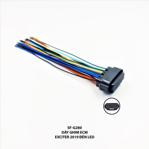 Dây ghim ECU, ECM ( Giắc IC) xe Ex 150 2019 đèn LED