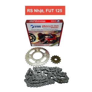Nhông sên dĩa RS NHẬT, FUTURE 125 NGUYÊN BỘ CAO CẤP HIỆU SKYBIRD