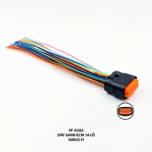 Dây ghim ECU, ECM ( Giắc IC) xe Sirius Fi 18 chân