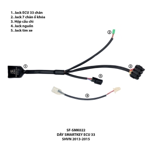 Dây điện Smartkey 33 chân SH VIỆT 2013-2015 SunFa