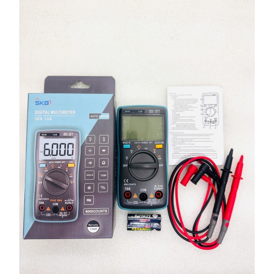 Đồng hồ SKB 168 đa chức năng với thiết kế màn hình LCD kỹ thuật số