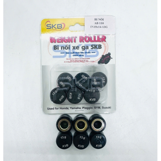 Bi nồi ( con lăn) AB110 ( 18x14x13G ) SKB pis 1 đầu