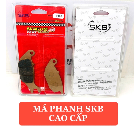 Bố đĩa trước AB110, Click đầu 2 piston SKB cao cấp