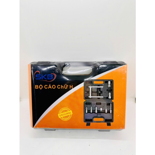 (BẢN MỚI CÓ HỘP) Bộ cảo bạc đạn, vam vòng bi chữ H giếng Inox cao cấp FULL BOX SKB