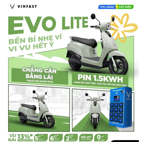 Xe Máy Điện VINFAST EVO LITE
