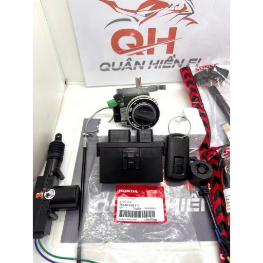 Bộ khóa smartkey SH Ý, EXCITER 150 remote K59 