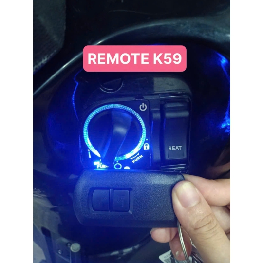 Bộ khóa smartkey Vision 14-23, Vario 2016-2023, Sh V, Lead 13-18, SH Mode 2013-2015 Winner X, PCX 2014, Beat remote K59