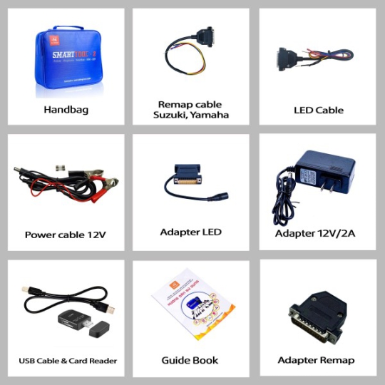 SMARTTOOL 2 (PHIÊN BẢN R+) - Máy chuẩn đoán lỗiI, Remap ACG, Tuning ECU, Lập trình khóa Smartkey, OD