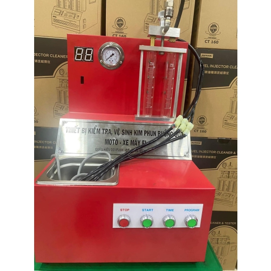 Máy kiểm tra và làm sạch kim phun xe máy và ô tô AUTOOL CT160 