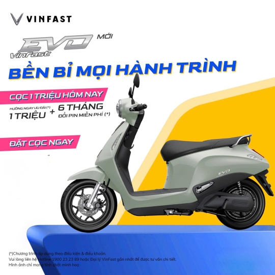 Xe Máy Điện VINFAST EVO MAX