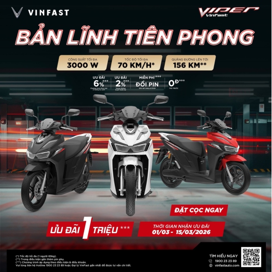 Xe Máy Điện VINFAST VIPER