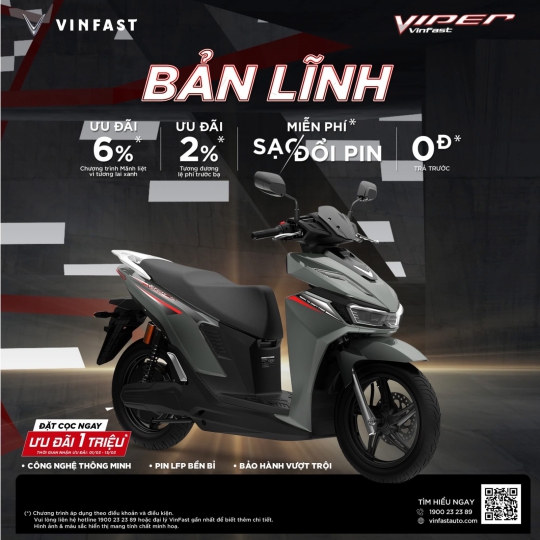 Xe Máy Điện VINFAST VIPER